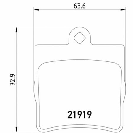 PAGID BRAKES Disc Brake Pad, 355008961 355008961